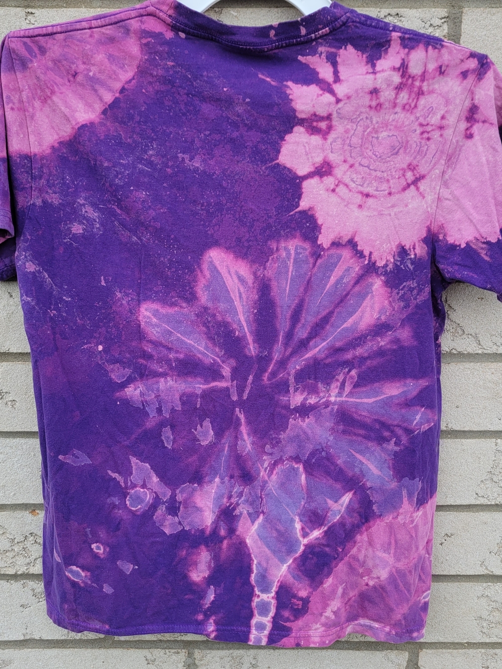 Pink Floyd Dark Side of the Moon Purple Tie Dye Graphic Band T-Shirt Medium - Picture 4 of 7